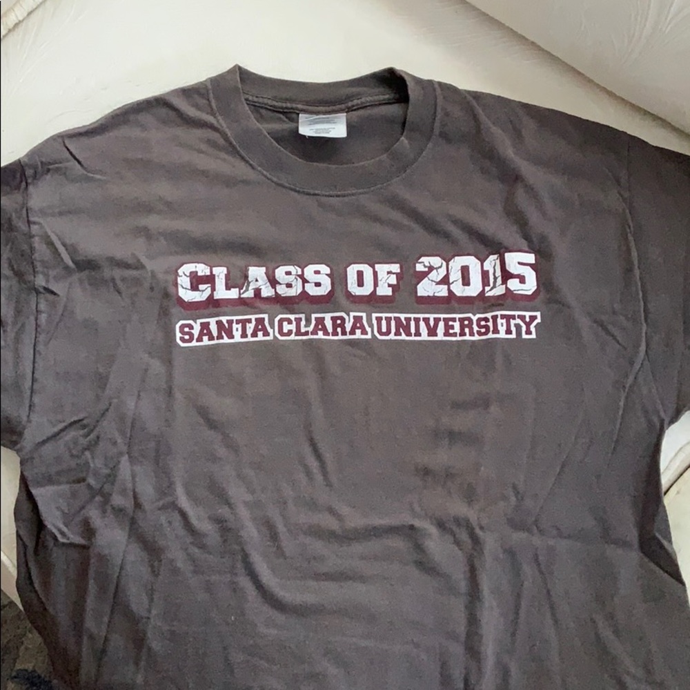 🛍 3/$10 Class of 2015 Santa Clara University tshirt